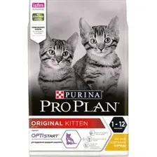 Сухой корм для кошек Pro Plan Original Kitten OptiStart с курицей 3 кг