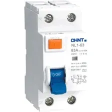 Устройство защитного отключения Chint NL1-100 2P 63А 100мА тип AC 10кА S 200420