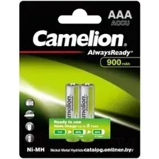 Аккумулятор Camelion Always Ready AAA AAA-900-BP2 NH 2шт