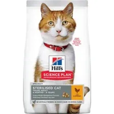Корм для кошек Hill's Science Plan, с курицей, для стерилизованных, 10 кг