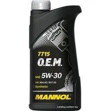 Моторное масло Mannol 7715 O.E.M. 5W-30 API SN/CF 1л [MN7715-1]