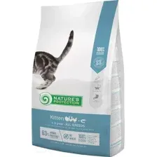 Сухой корм для кошек Nature's Protection Kitten Poultry With Krill с птицей и крилем / NPS45759 (7кг)