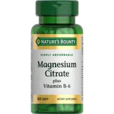 Nature's Bounty Цитрат магния с вит.В6 БАД таблетки упаковка №60