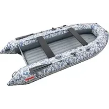 Надувная лодка Roger Boat Zefir 3500 LT (малокилевой, битое стекло/серый комби)