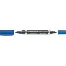 Маркер перманентный Staedtler Люмоколор двусторонний 348 B-3