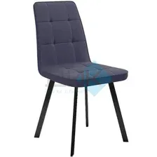 стул кухонный DikLine 207 Black (велюр В), B28 антрацит