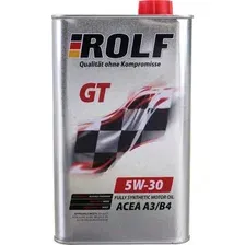 Моторное масло Rolf GT SAE 5W30 A3/B4 / 322619 (1л)
