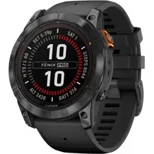 Умные часы Garmin Fenix 7X Pro Solar (сланцево-серый/черный)