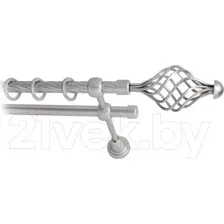 Карниз для штор Lm Decor Вираж 098 2р витой (сатин, 3.2м)