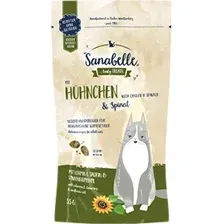 Лакомство для кошек Bosch Sanabelle Snacks Crispy Pillow with Chicken & Spinach 55 г (хрустящие подушечки курица со шпинатом)