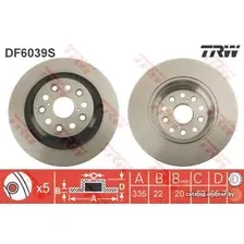 Тормозной диск TRW DF6039S