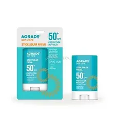 Стик солнцезащитный Agrado Facial And Sensitive Areas SPF50+ водост. для лица и чувст. зон (15мл)