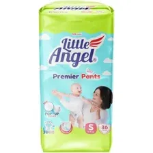 Трусики-подгузники Little Angel Baby Diaper Pants Premier Small (36 шт)