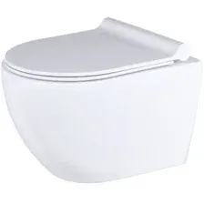 Унитаз подвесной Uptrend Caneo Rimless TR2196DF (с сиденьем)
