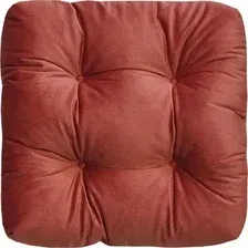 Подушка на стул MATEX Velours / 49-500 (красно-коричневый)