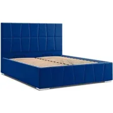 Кровать Stolline Пассаж 45 с ПМ/Н 140x200 (mustang 78 синий)