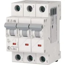 Выключатель автоматический Eaton HL-B63 3P 6A B 4.5кA 3M 194778
