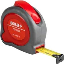 Рулетка Sola Popular, 3 м