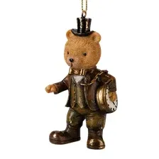 Елочная игрушка Erich Krause Decor. Медведь с часами 64529