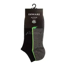 Носки мужские DIWARI Active размер 25, черный-темно-серый