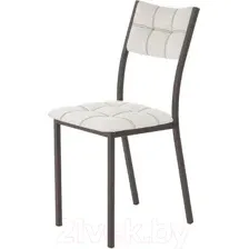 Стул AMC Comfort 3К2.12 (кожзам белый/коричневый)