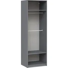 Шкаф-гармошка Mio Tesoro Макс 75x58x233 2.06.07.230.4 (серый)