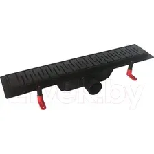 Трап для душа Styron Medium STY-M-100-FF (черный)