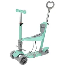 Самокат детский Moby Kids Pony 3 в 1 / 641447 (мятный)