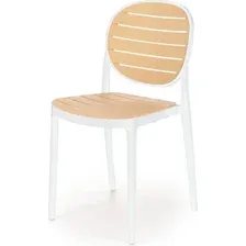 Стул Halmar K529 (белый/натуральный)