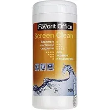 Влажные салфетки Favorit Office F130001 (100 шт)