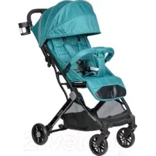 Коляска прогулочная «книга» Farfello Comfy Go Comfort CG-307 (аквамарин/черный хром)