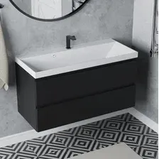 Vela Тумба под умывальник Vela Мира 100П (черный матовый) под Classica TU371083