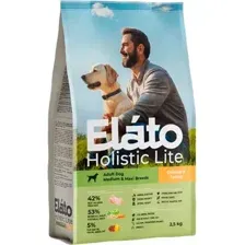 Сухой корм для собак Elato Holistic Lite Для средних и крупных пород с курицей и индейкой (2.5кг)