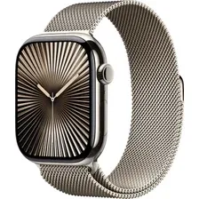 Умные часы Apple Watch Series 10 LTE 46 мм (титановый корпус, титановый/титановый, миланская петля)
