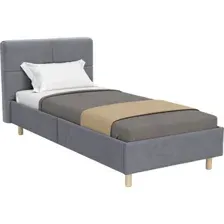 Кровать Mio Tesoro Letto 617 90x200 (темно-серый 906)