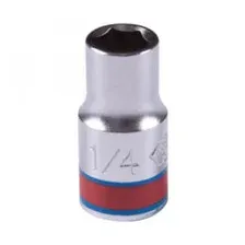 Головка торцевая шестигранная 1/4", 1/4", дюймовая KING TONY 233508S