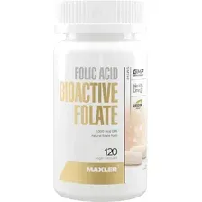 Витамин Maxler Folic Acid Bioactive Folate (120 капсул)
