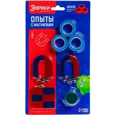 Научная игра Эврики Опыты с магнитами / 7136438