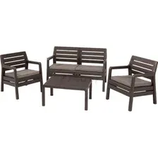Комплект садовой мебели Keter Delano Set / 236022 (коричневый)