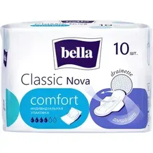 Прокладки женские гигиенические Bella Classic Nova, comfort, 10 шт