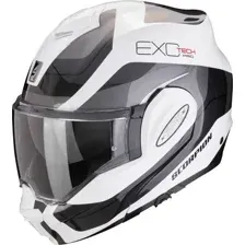 Мотошлем Scorpion Exo Exo-Tech Evo Pro Commuta (р. XL, белый/серебристый/черный)
