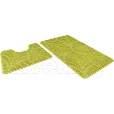 Набор ковриков Shahintex Актив Icarpet 001 60x100/60x50 836130 (салатный 58)