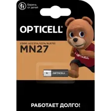 Батарейка Opticell алкалиновая, А27, Specialty MN27, 1 шт