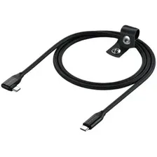 Кабель Satechi Right Angle Data and Charging Cable USB Type-C - USB Type-C AP-YCR100K (1 м, черный)