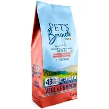 Сухой корм для собак Pet's Brunch Adult Super Mini Breeds с телятиной (1кг)