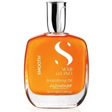 Масло для волос Alfaparf Milano Semi Di Lino Smooth разглаживающее для прямых волос (100мл)