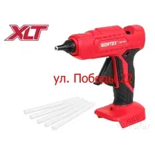 Пистолет клеевой аккумуляторный WORTEX CGG 1118 XLT SET
