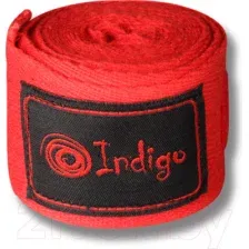 Бинт боксерский Indigo 1115 (3.5 м, красный)