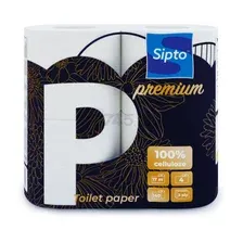 Бумага туалетная SIPTO Premium 4 рулона
