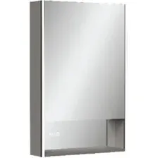 Volna Шкаф с зеркалом для ванной Ferro Led 60 (с часами, правый)